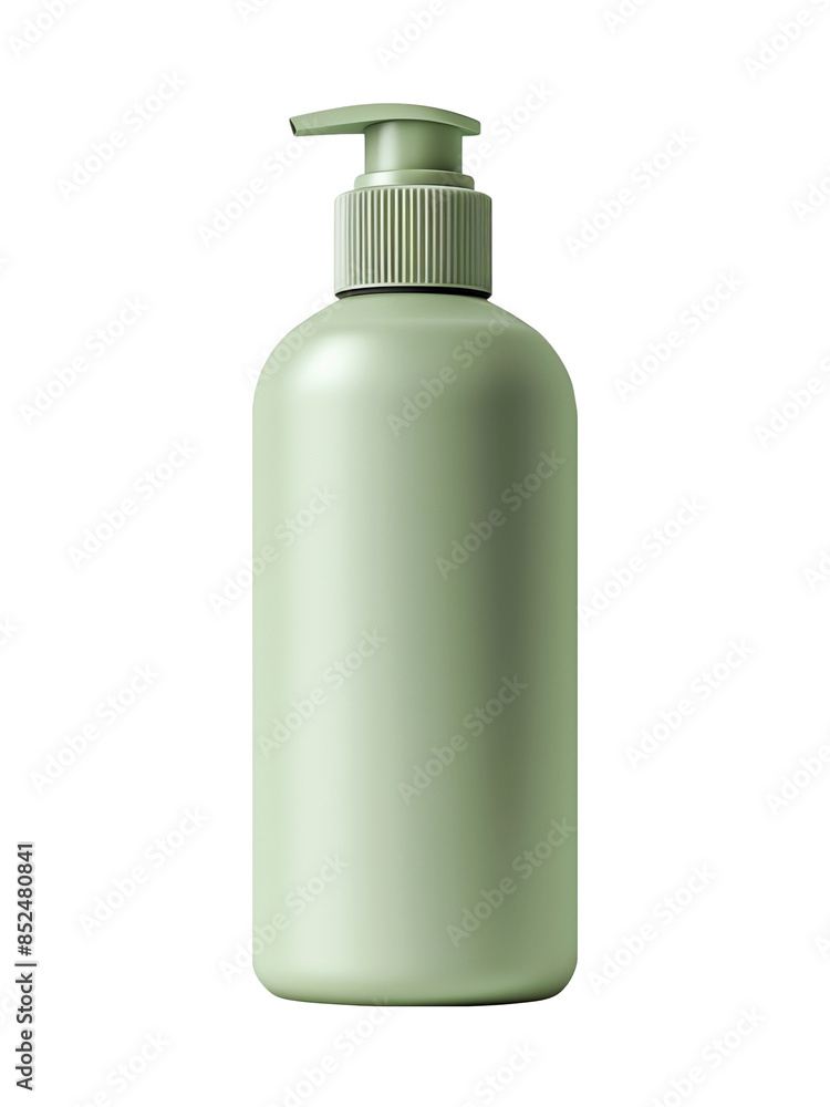 Eco green shower cream mockup bottle Eco green shower cream mockup bottle