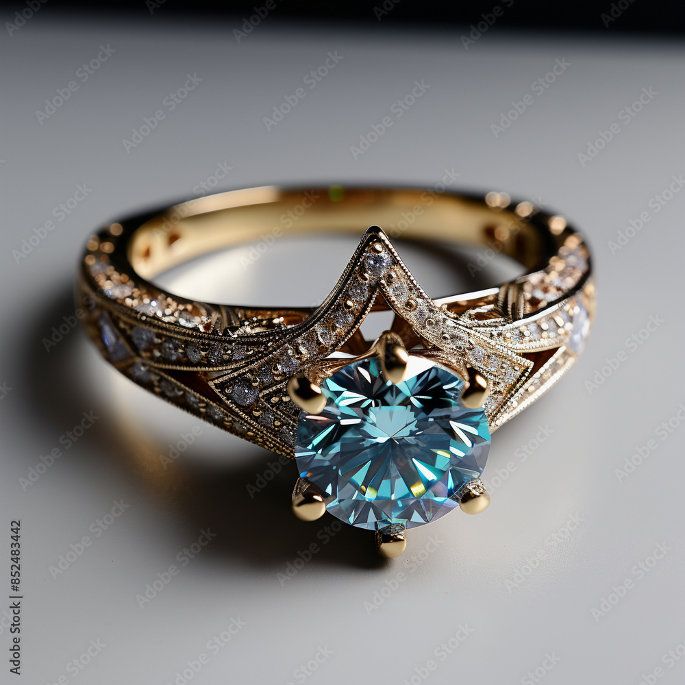 Stunning Shot of a Small and Elegant Wedding Ring Design Stunning Shot of a Small and Elegant Wedding Ring Design