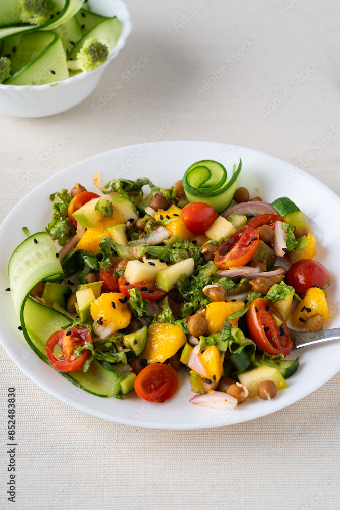salad with vegetables on a table salad with vegetables on a table