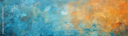 Panel kuchenny z motywem photograph of a textured abstract painting background with impasto strokes and a sense of depth