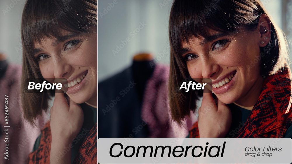 Color Filter Example Commercial Color Filters Stock Template | Adobe Stock
