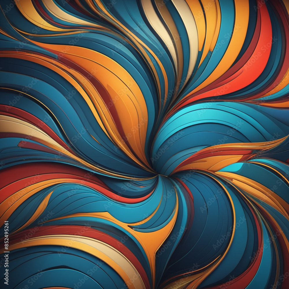 Naklejka premium pattern with spirals