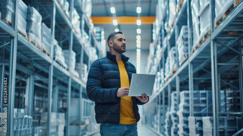 The man in the warehouse The man in the warehouse