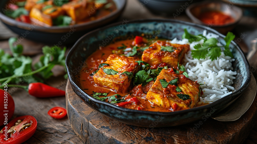 fish curry and rise fish curry and rise