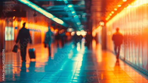 Ethereal Hospital Corridor in Motion © BG_Illustrations