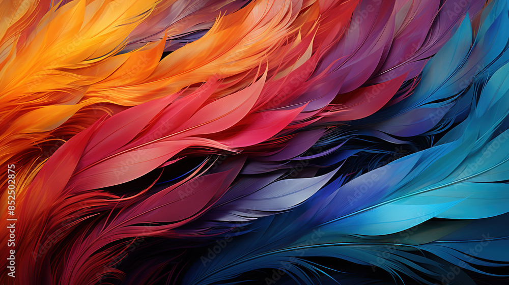 colorful feathers background colorful feathers background