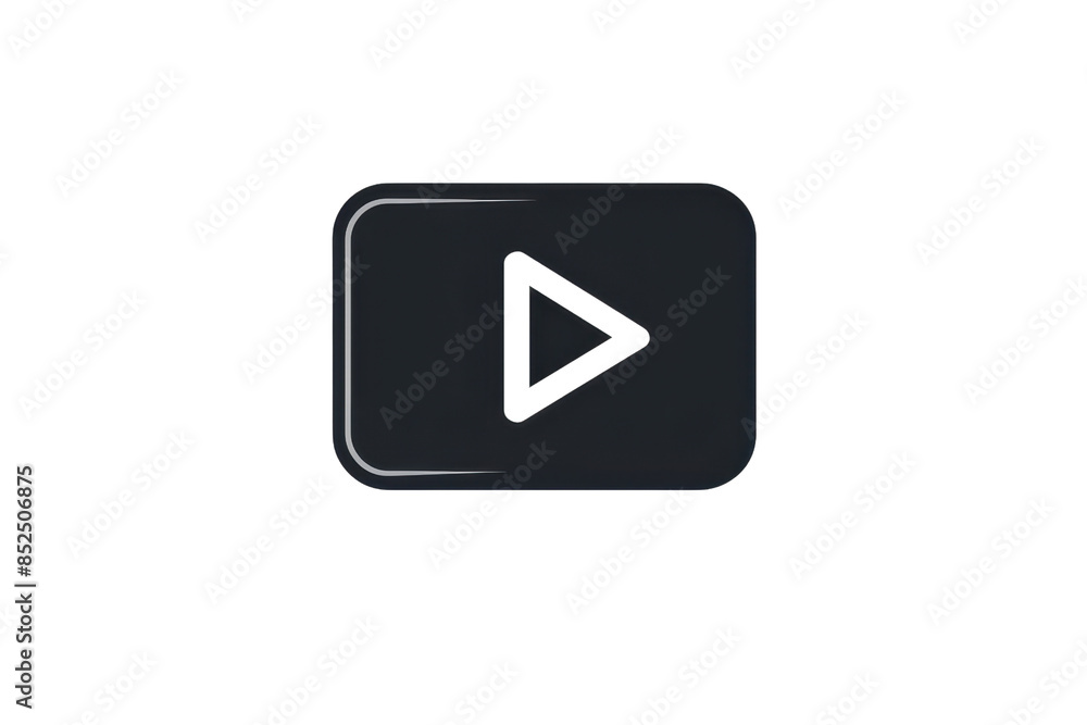 Minimalist black play button icon isolated on a transparent background. perfect for media, video, and music applications. Minimalist black play button icon isolated on a transparent background. perfect for media, video, and music applications.