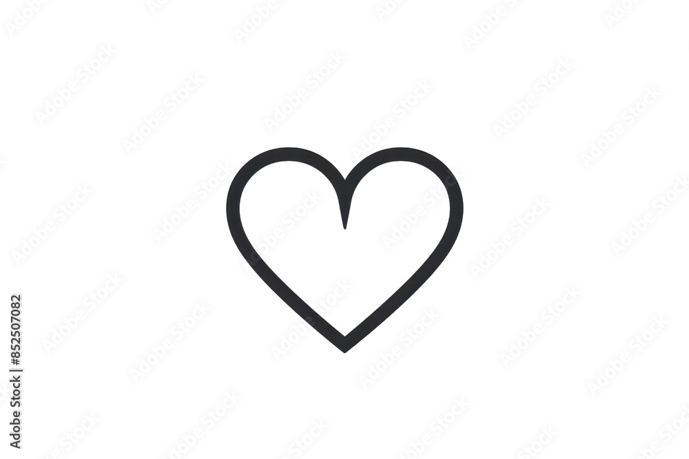 Minimalistic black heart icon outline on a plain transparent background. Perfect for Valentine's Day, love themes, and graphic design projects. Minimalistic black heart icon outline on a plain transparent background. Perfect for Valentine's Day, love themes, and graphic design projects.