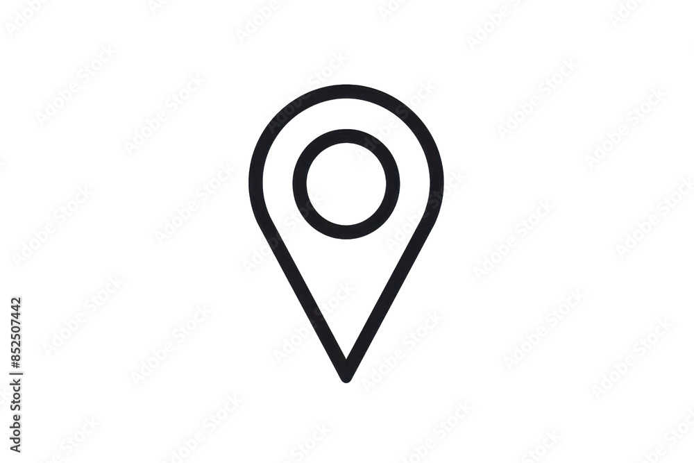 Simple black location pin icon on transparent background, perfect for maps, navigation, and geographic tools. Simple black location pin icon on transparent background, perfect for maps, navigation, and geographic tools.