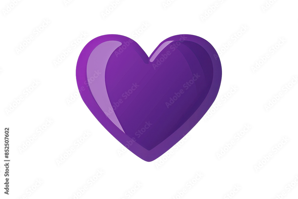 Vibrant purple heart icon isolated on transparent background. Perfect for Valentine's Day themes, love symbols, and graphic design projects. Vibrant purple heart icon isolated on transparent background. Perfect for Valentine's Day themes, love symbols, and graphic design projects.