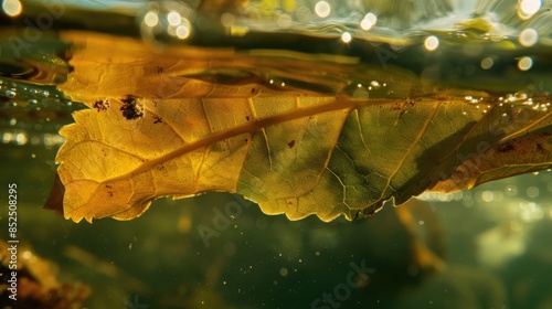 Air Pocket in a Sea Leaf photo