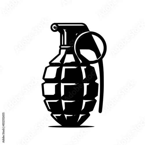hand grenade vector illustration isolated