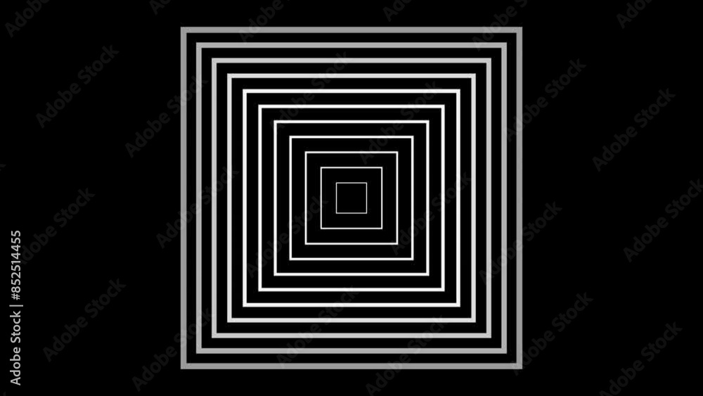 Radio waves rectangle shape animation. Looped animation. Radio wave effect. Radio waves rectangle shape animation. Looped animation. Radio wave effect.