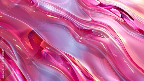 Abstract Pink Liquid Background