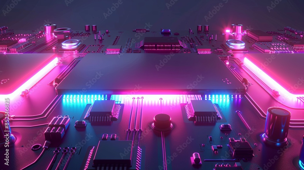 an abstract hardware board an abstract hardware board
