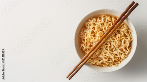 instant noodles top view