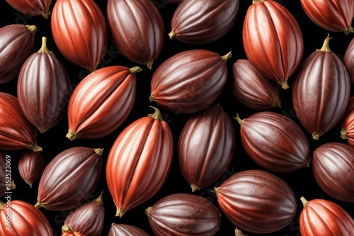 Pattern of Cocoa Pods