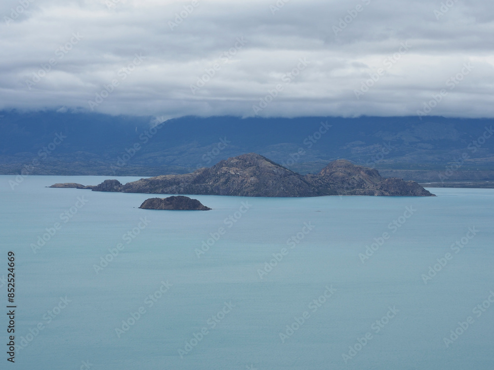 General Carrera Lake (Chilean part) or Lake Buenos Aires (Argentine part) is located in Patagonia and shared by Argentina and Chile. It is of glacial origin and is surrounded by the Andes mountains. General Carrera Lake (Chilean part) or Lake Buenos Aires (Argentine part) is located in Patagonia and shared by Argentina and Chile. It is of glacial origin and is surrounded by the Andes mountains.