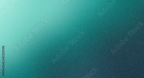 Blue green gradient background with a smooth transition and grainy texture effect.