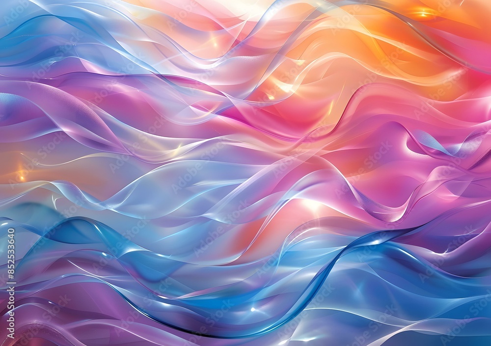 Colorful abstract waves background Colorful abstract waves background