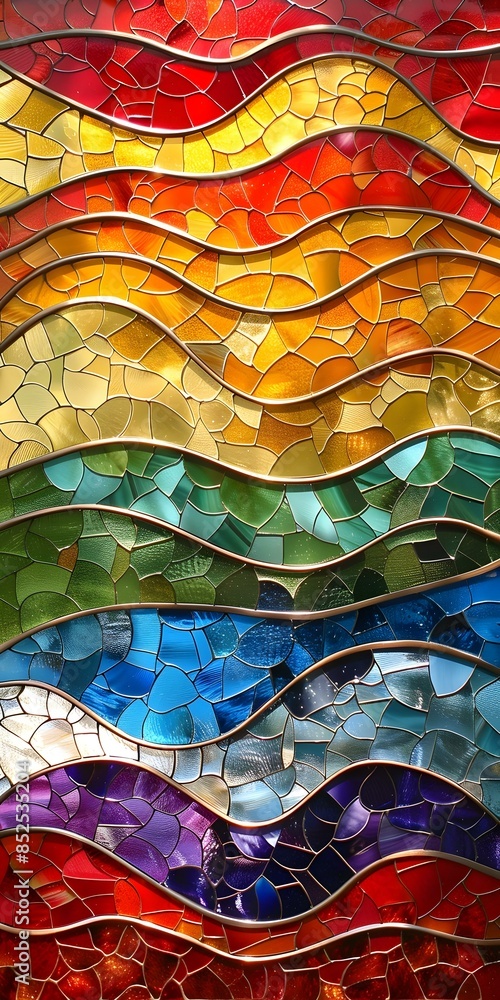 colorful stained glass window colorful stained glass window
