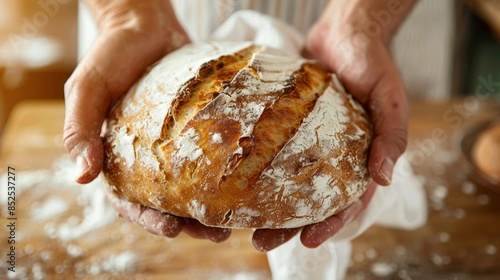 The fresh homemade bread photo