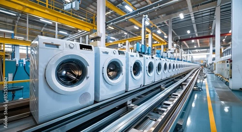 Washing Machines on Automated Assembly Line