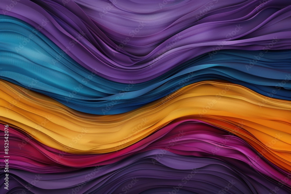Vibrant abstract fabric waves Vibrant abstract fabric waves