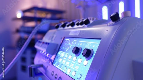 Wallpaper Mural Advanced Laser Device Control Panel in Pigmentation Removal Treatment Session for Modern Dermatology Clinics Torontodigital.ca