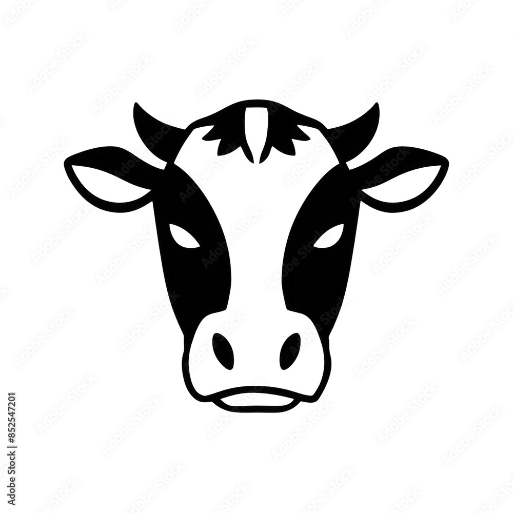 Minimalistic Cow Icon: Ideal for Farming Logos or Educational Resources
Minimalistic Cow Icon: Ideal for Farming Logos or Educational Resources