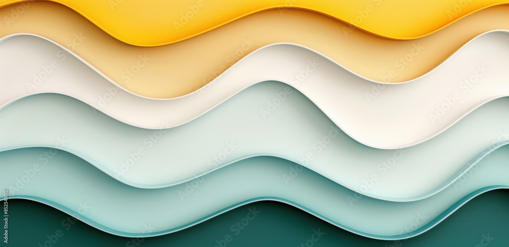 Obraz premium abstract wavy landscape background