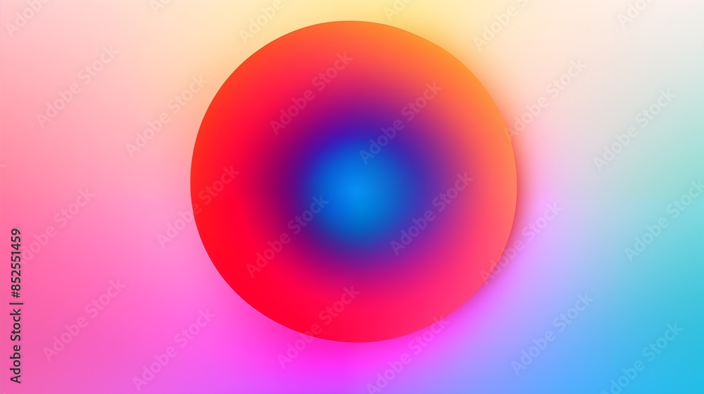 Vibrant Gradient Circle: A Mesmerizing Blend of Colors in Abstract Art Vibrant Gradient Circle: A Mesmerizing Blend of Colors in Abstract Art