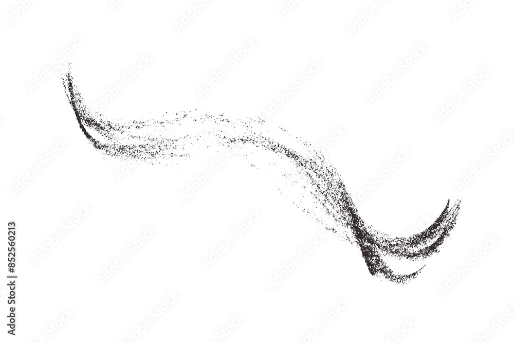 Obraz premium black pencil strokes isolated on transparent background 