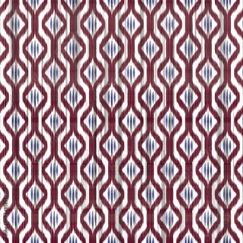 Ikat Vector Abstact Backdrop Design Fabric