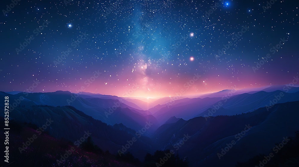 A detailed night sky with stars sparkling over a dark gradient background. The gradient blends from indigo to black, with numerous stars twinkling brightly, creating a magical and tranquil scene. A detailed night sky with stars sparkling over a dark gradient background. The gradient blends from indigo to black, with numerous stars twinkling brightly, creating a magical and tranquil scene.