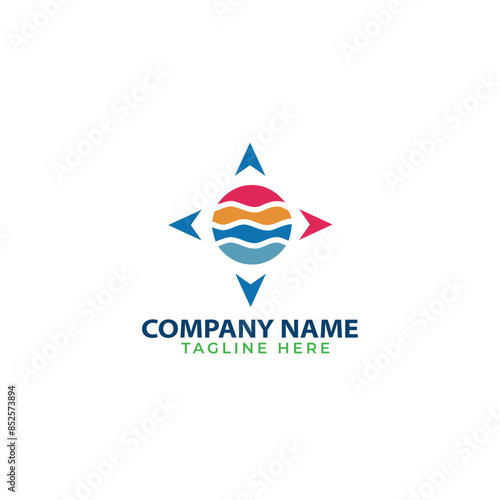 Free Download Travel, tourism, holidays and pleasure logo vector design 
 - GFXLoad