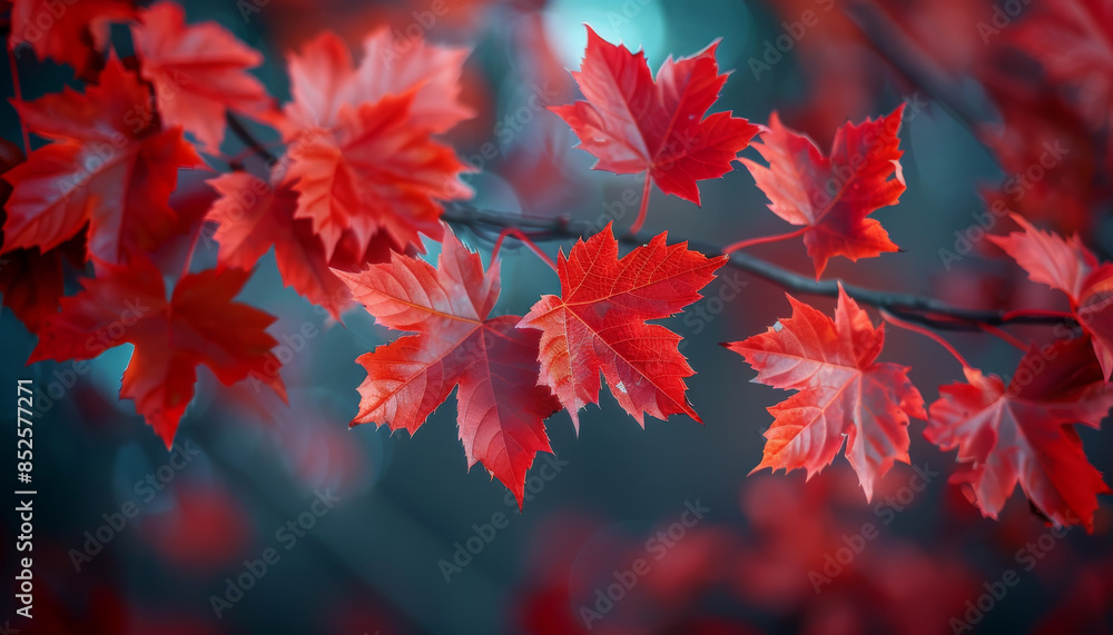 beautiful autumn background with red and orange maple leaves on the branch. natural fall season wallpaper. beautiful close up of an autumn tree branch beautiful autumn background with red and orange maple leaves on the branch. natural fall season wallpaper. beautiful close up of an autumn tree branch