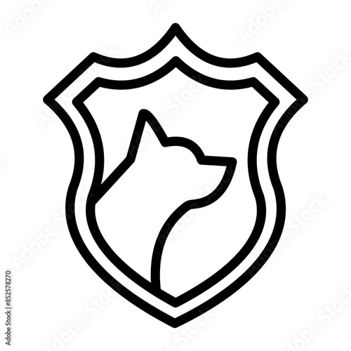 Police Dog Icon