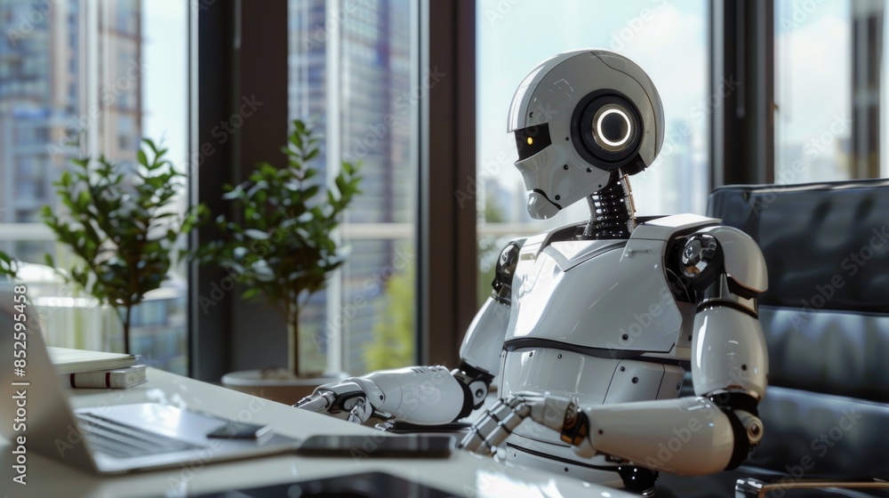 A person sitting in front of a laptop computer, possibly working or browsing