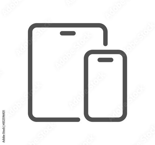 Business people meeting related icon outline and linear vector.