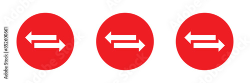 Transfer icon. Exchange arrow icon, vector illustration