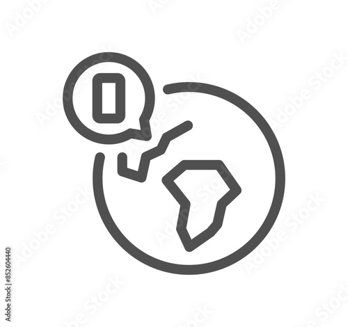 Business people meeting related icon outline and linear vector.