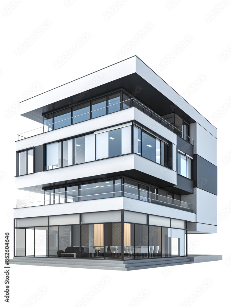 Modern Office Building isolated. transparent exterior cityscape architecture building assets. glass facade skyscaper. Modern Office Building isolated. transparent exterior cityscape architecture building assets. glass facade skyscaper.