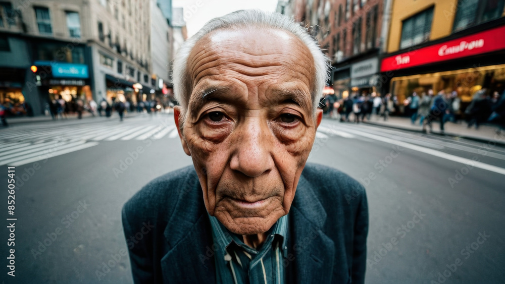 portrait of a senior person portrait of a senior person
