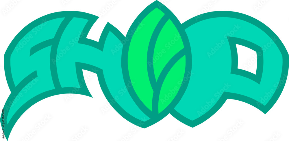 abstract green leaf abstract green leaf