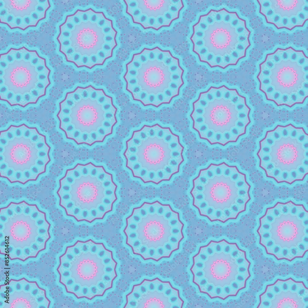 Circle Blooms Pattern - Pattern Three Circle Blooms Pattern - Pattern Three