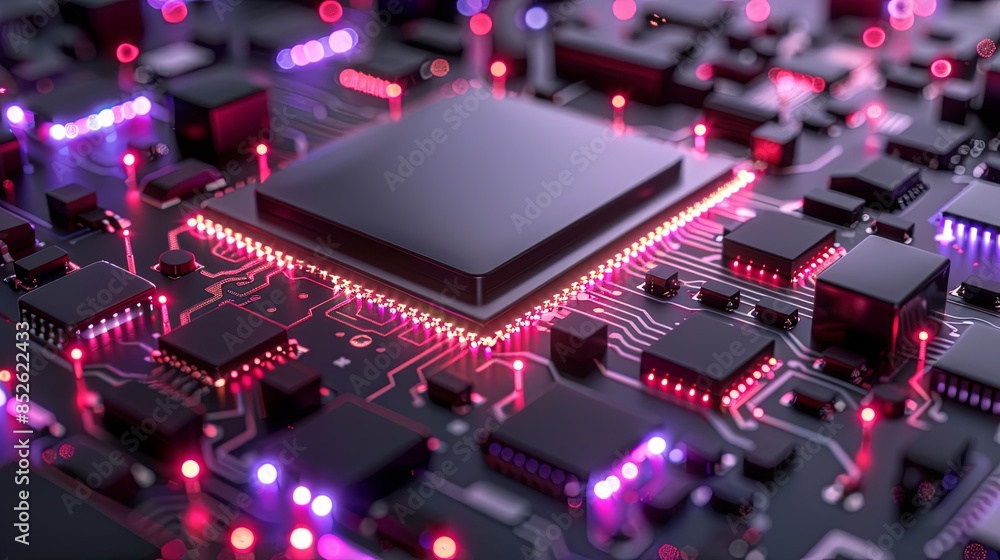 an abstract hardware board an abstract hardware board