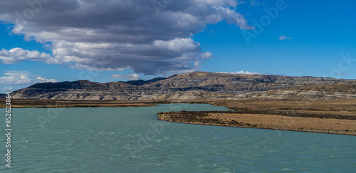 Turquoise desert river