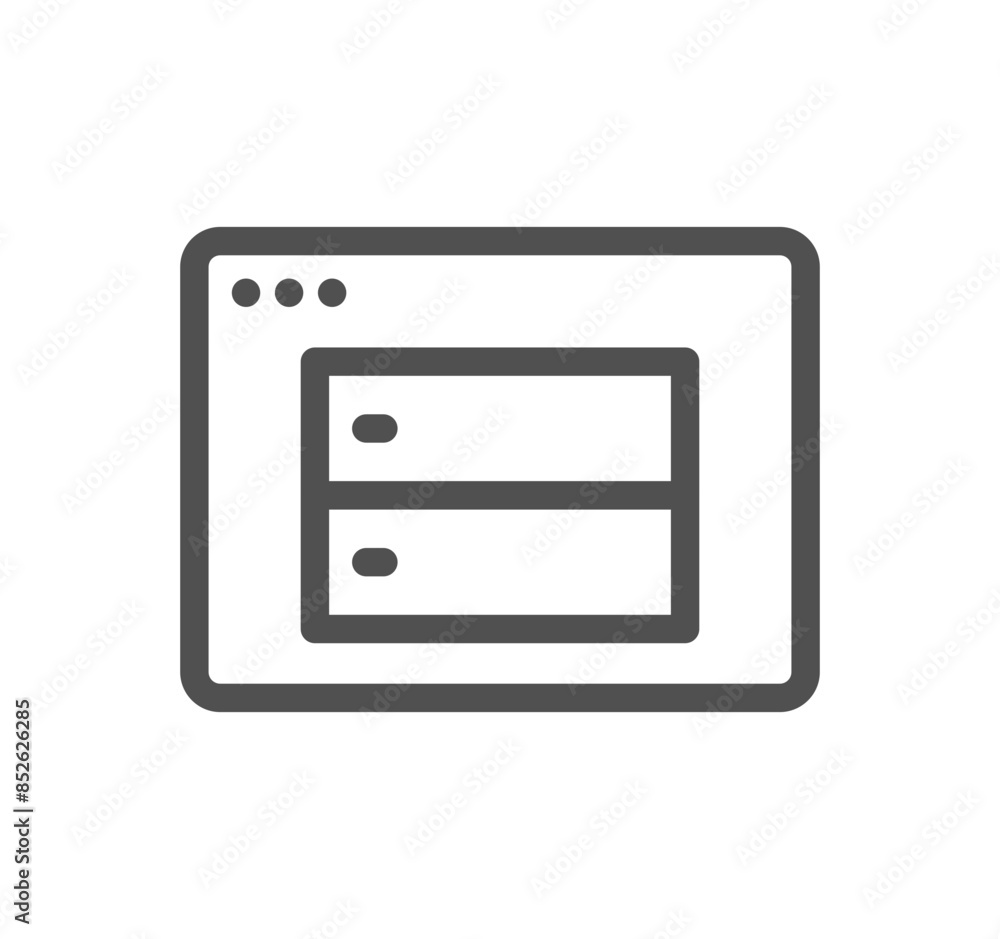 Hosting and web graphics related icon outline and linear vector.
Hosting and web graphics related icon outline and linear vector.