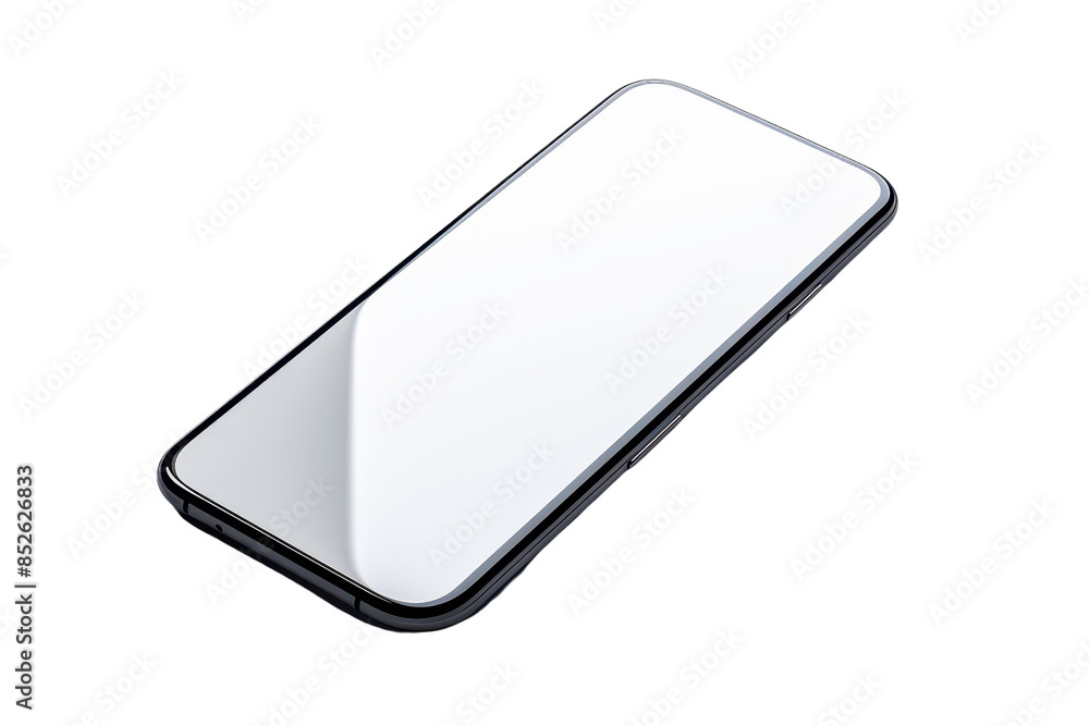 Sleek modern smartphone with a blank screen, perfect for app mockups, advertisement, and graphic design projects. Sleek modern smartphone with a blank screen, perfect for app mockups, advertisement, and graphic design projects.